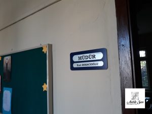 Müdür Odası Tabelası